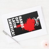 Handen af van Latijns-Amerika! Rechthoekige Sticker (Envelop)