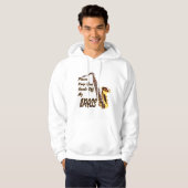 Handen af van messing/saxofoon hoodie (Voorkant volledig)