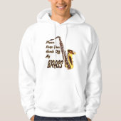 Handen af van messing/saxofoon hoodie (Voorkant)