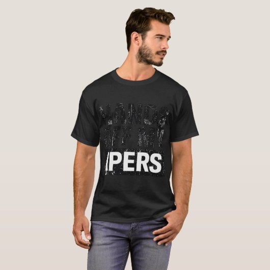 HANDEN AF VAN MIJN IPERS T-SHIRT (Voorkant volledig)