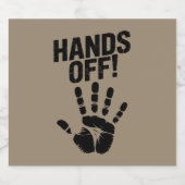 Handen af van mijn land Mijn lichaam Medicare Poli Bier Etiket (Enkel label)