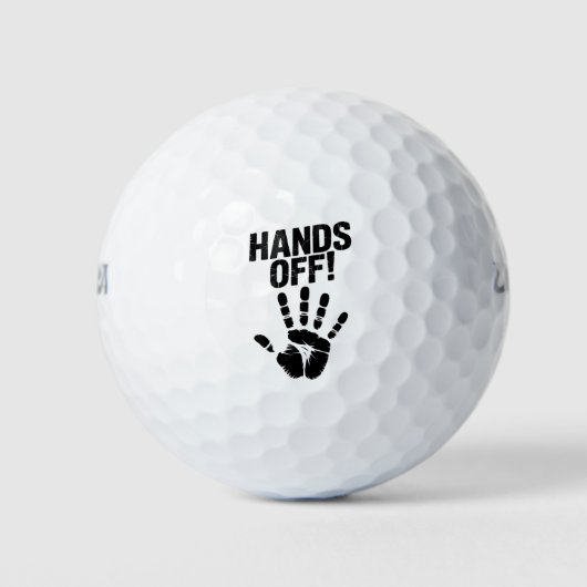 Handen af van mijn land Mijn lichaam Medicare Poli Golfballen (Voorkant)