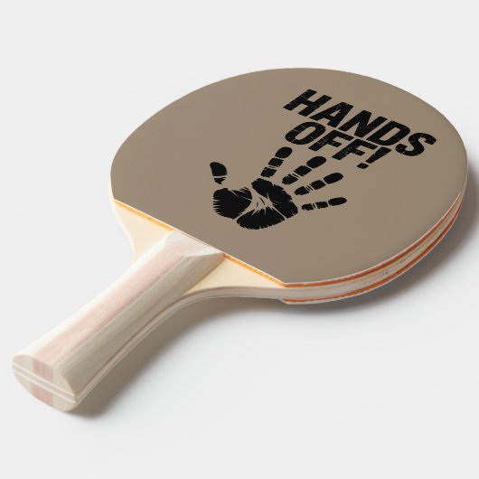 Handen af van mijn land Mijn lichaam Medicare Poli Tafeltennisbatje (Voorkant Gekanteld)