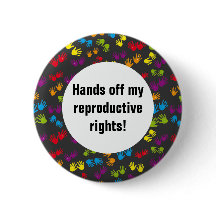 Handen af van mijn rechten ontwerp Button