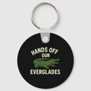 Handen af van onze Everglades redden de Glades All Sleutelhanger