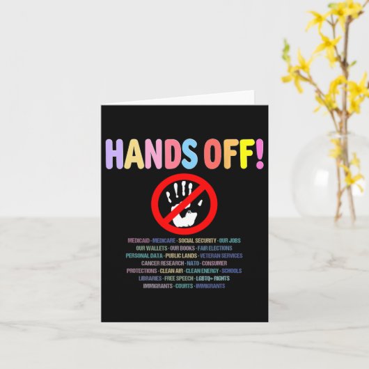 Handen af van protest 2025 kaart (Gele Bloem)