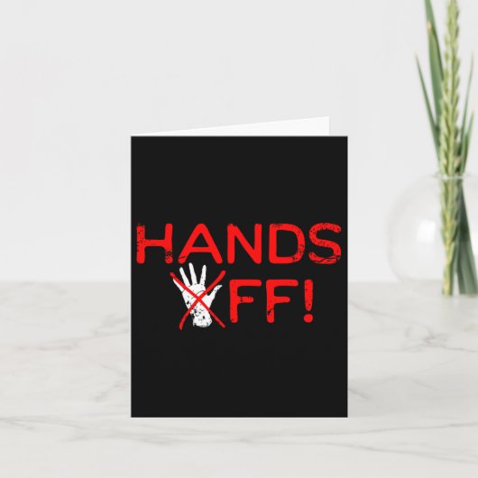 Handen af van protest en verzet kaart (Voorkant)