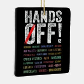 Handen af van protest keramisch ornament (Rechts)