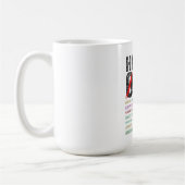 Handen af van protest koffiemok (Links)