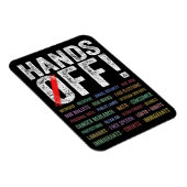 Handen af van protest magneet (Rechterzijde)