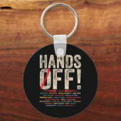Handen af van protest - onprecedented acties - han sleutelhanger (Voorkant)