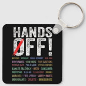 Handen af van protest sleutelhanger (Achterkant)