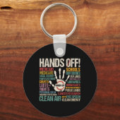 Handen af van protest sleutelhanger (Voorkant)