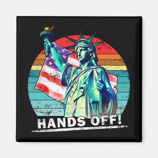 Handen af van protest sociale zekerheid en Medicar Magneet (Voorkant)