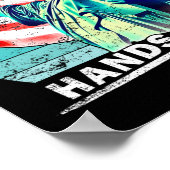 Handen af van protest sociale zekerheid en Medicar Poster (Hoek)