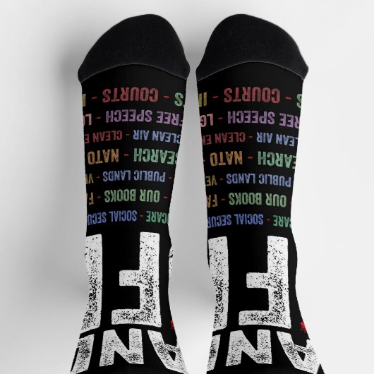 Handen af van protest sokken (Top)