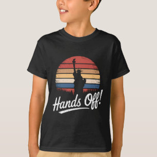 Handen af van protest Vrijheidsbeeld Weersta T-shirt