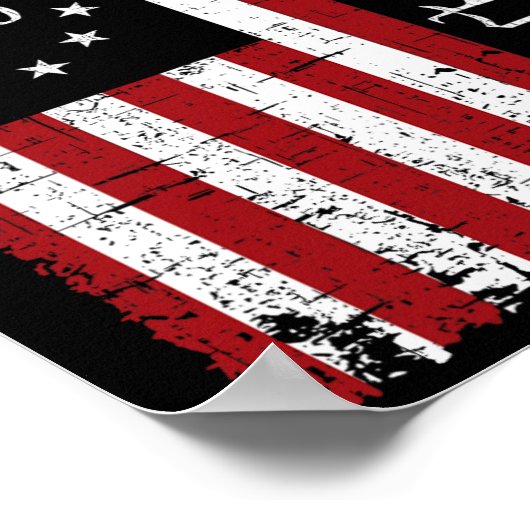 Handen af van protest We the People Flag Protest S Poster (Hoek)