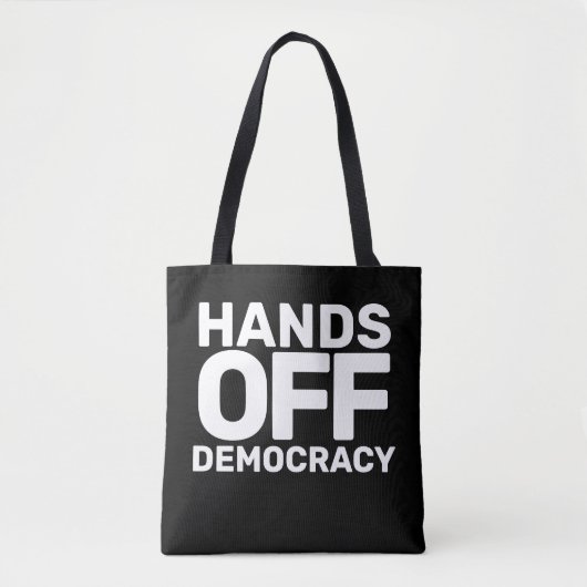 Handen af van zwart en wit kapitalisme tote bag (Voorkant)