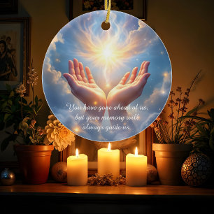 Handen bevrijden de ziel, sympathie keramisch ornament