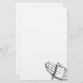 Handen bidden met Rosary Beads Briefpapier (Voorkant / Achterkant)