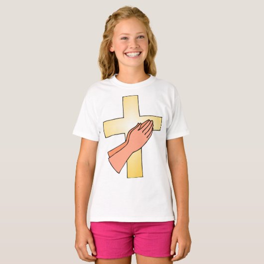 Handen bij Cross Meisjes T-shirt (Voorkant volledig)