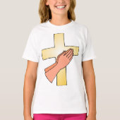Handen bij Cross Meisjes T-shirt (Voorkant)