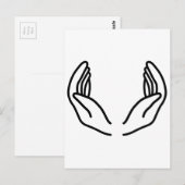 Handen Briefkaart (Voorkant / Achterkant)