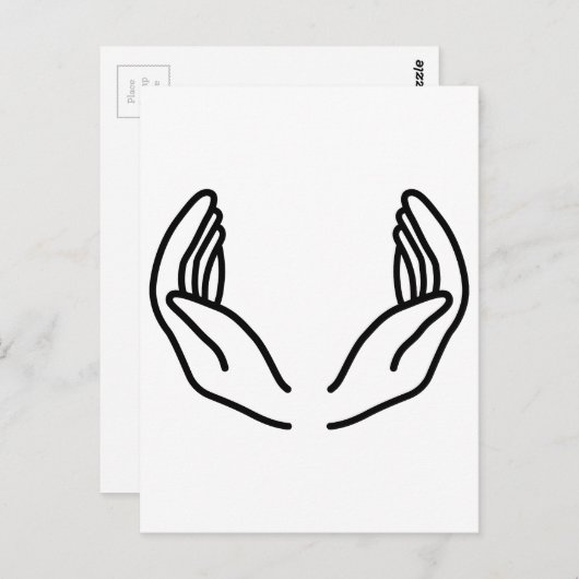 Handen Briefkaart (Voorkant / Achterkant)