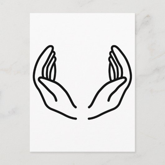 Handen Briefkaart (Voorkant)