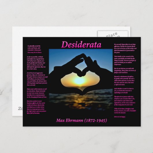 Handen Briefkaart (Voorkant / Achterkant)