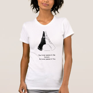 Handen, De innerlijke vrede in Mij eert de innerli T-shirt