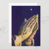  handen die bidden met de ster van Bethlehem (Voorkant / Achterkant)