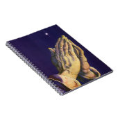  handen die bidden met de ster van Bethlehem Notitieboek (Rechterzijde)