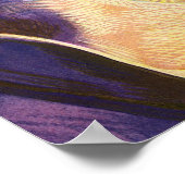  handen die bidden met de ster van Bethlehem Poster (Hoek)