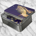 handen die bidden met de ster van Bethlehem Puzzel<br><div class="desc">Het ontwerp van de illustratie van het religieus christendom, met een paar handen van een oud man, botste samen in een heilig gebed naar de hemel en de nachtelijke hemel. In de Christelijke traditie onthulde de ster van Bethlehem, ook wel de kerstster genoemd, de geboorte van Jezus Christus aan de...</div>