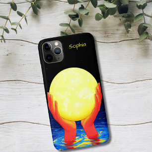 Handen die de Maan vasthouden Case-Mate iPhone Case