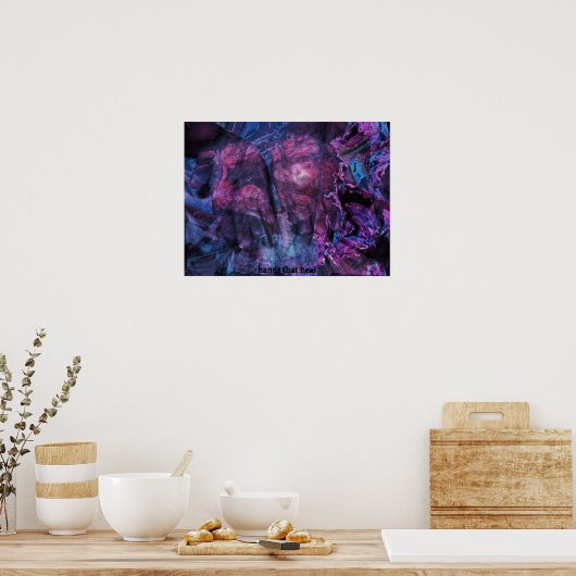 handen die helen poster (Keuken)