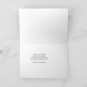 Handen en Baby Voeten Boy's Godparent Request Kaar (Binnen)