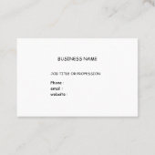 Handen en een rode ballon. visitekaartje (Achterkant)