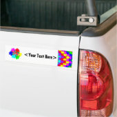  handen en puzzelstukjes bumpersticker (Op Truck)