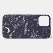 Handen en Vogels: Artistiek Patroon Case-Mate iPhone Case (Achterkant (horizontaal))