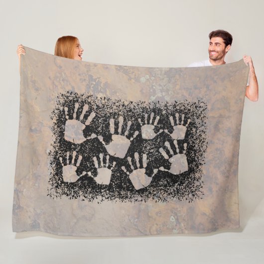 Handen Fleece Deken (In situ)