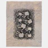 Handen Fleece Deken (Voorkant)