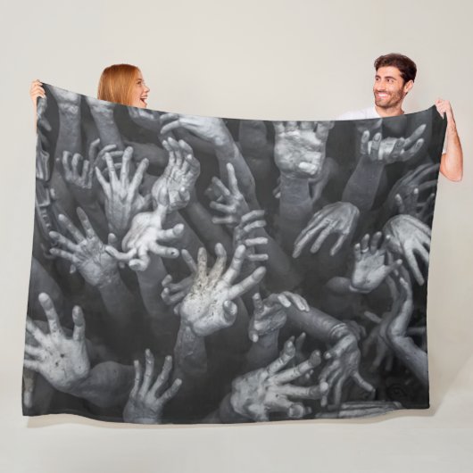 HANDEN FLEECE DEKEN (In situ)