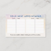 Handen genezen - Waterverf Visitekaartje (Achterkant)