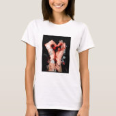 Handen gewikkeld door liefde t-shirt (Voorkant)