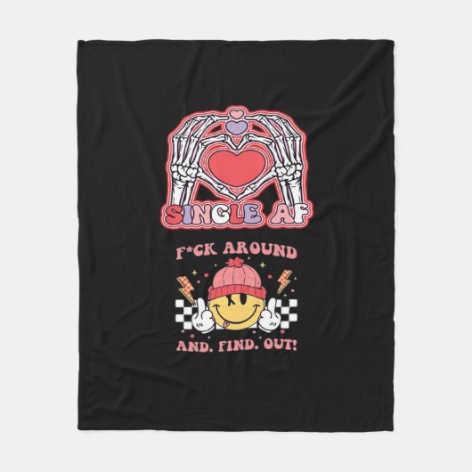 Handen Halloween Funny - Grabby Ghoul Fleece Deken (Voorkant)
