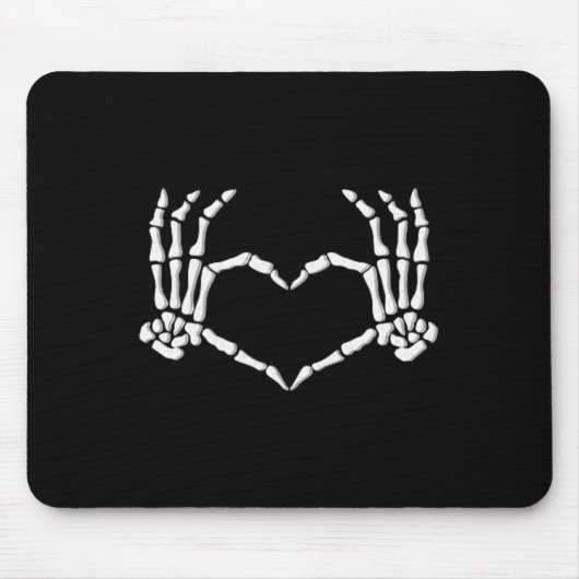 Handen Hart Halloween Kostuum Mannen Vrouwen Meisj Muismat (Voorkant)