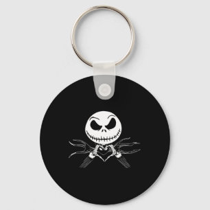 Handen Hart Teken Grappige Schedel Halloween Kostu Sleutelhanger